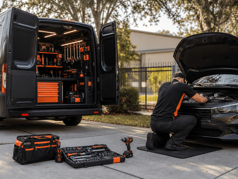 mobile mechanic service van in Ocala