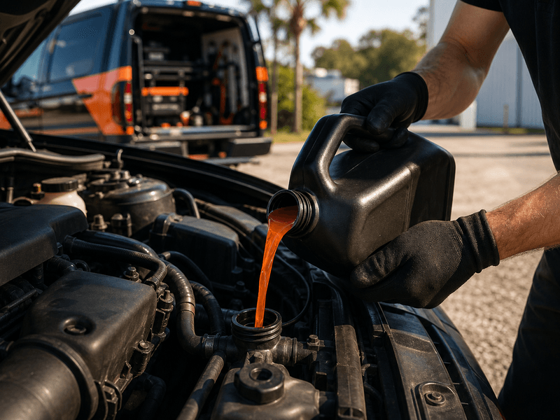 roadside cooling system repair in Ocala