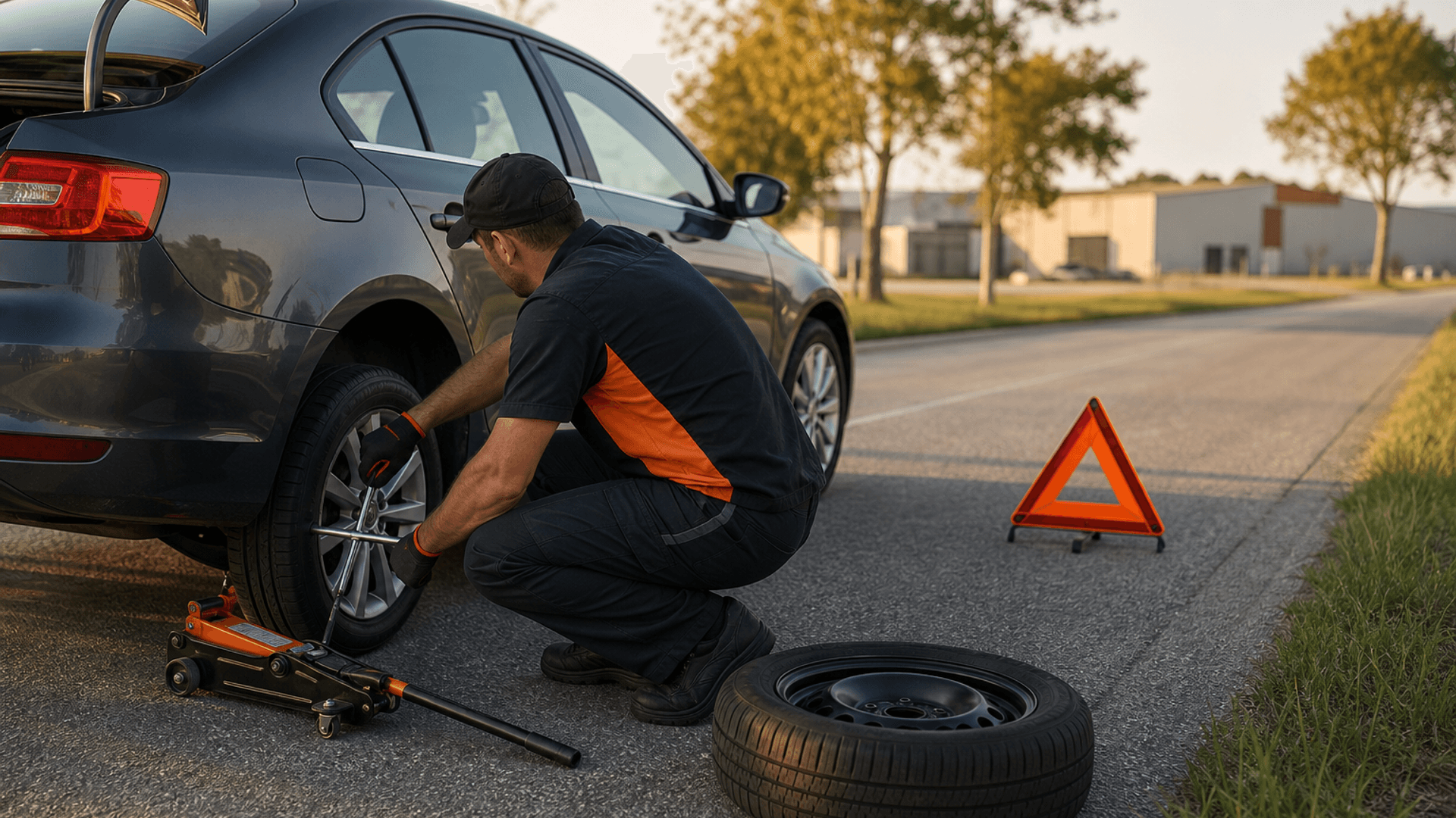 flat tire changes